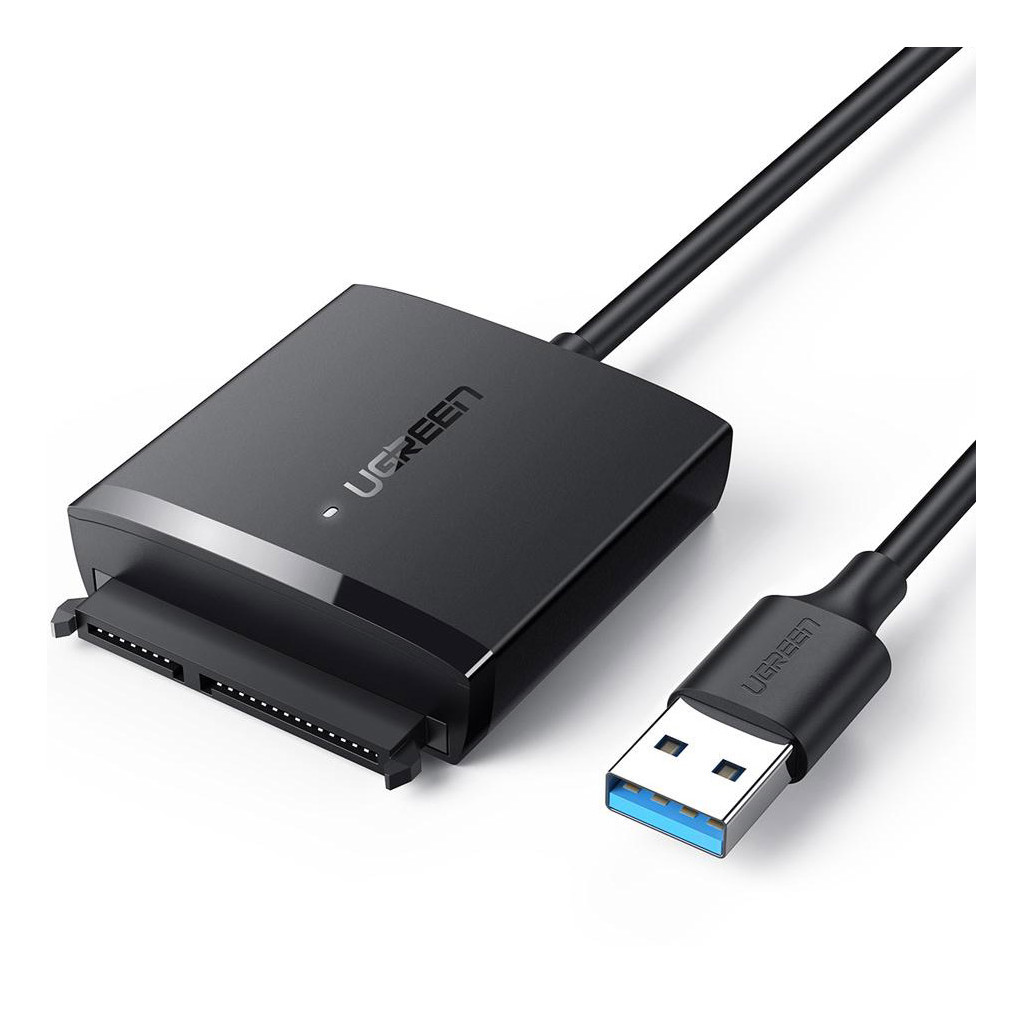 Перехідник USB 3.0 AM to SATA III F Ugreen (60561) - фото 1