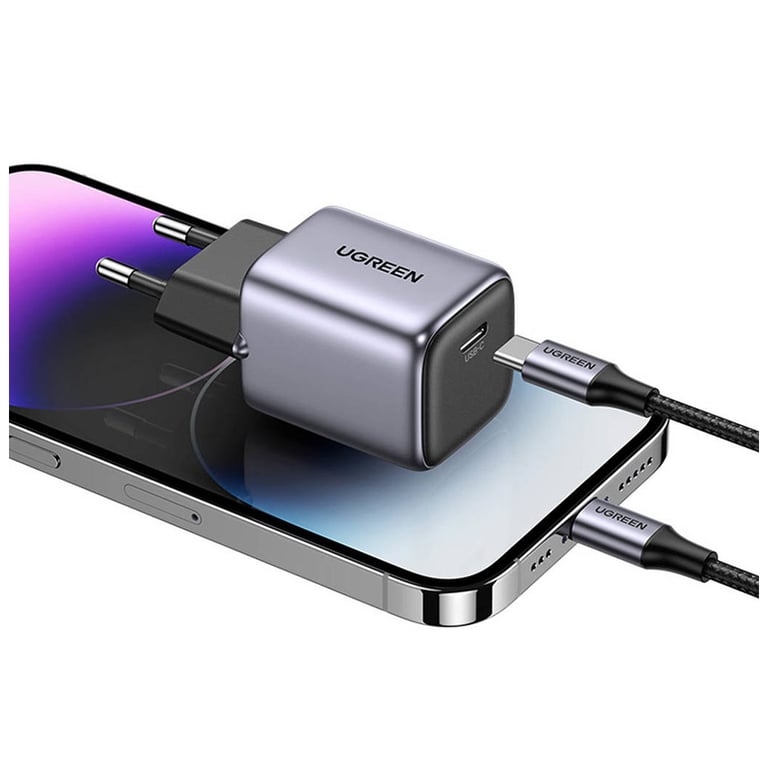 Зарядний пристрій Ugreen 20W USB C PD Nexode mini Charger CD318 (90664) - фото 5