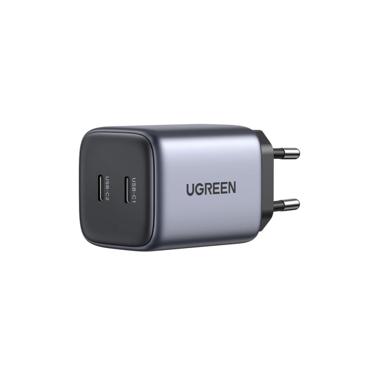 Зарядний пристрій Ugreen 2xUSB 40W GAN (Type-C 25W+20W) PD CD294 (90573) - фото 1
