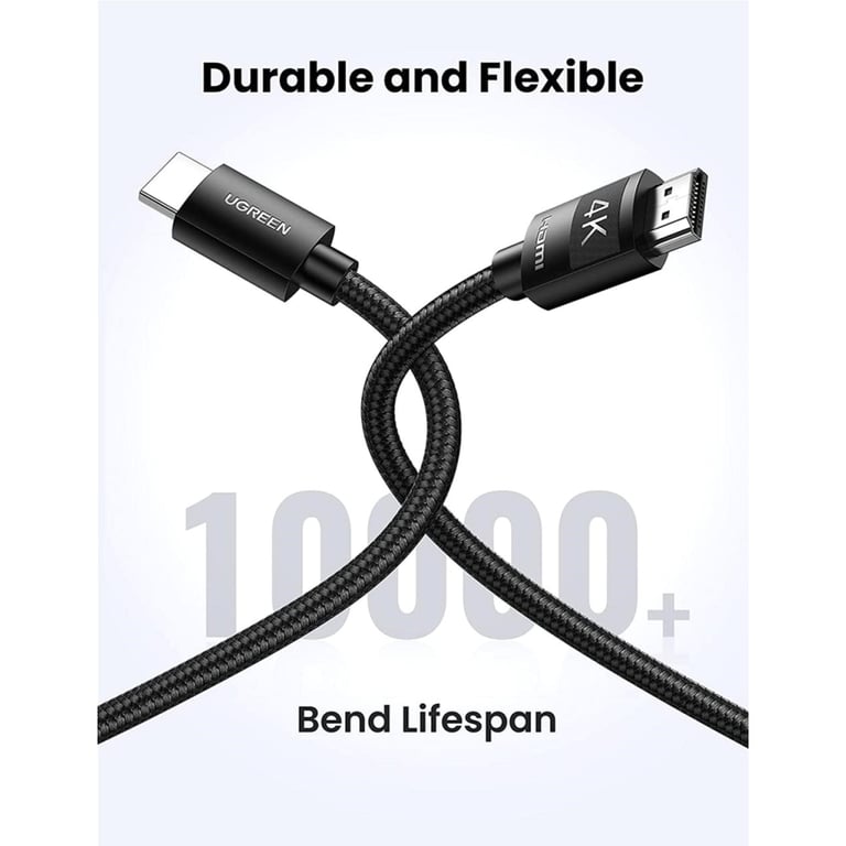 Кабель мультимедійний HDMI M to HDMI M 1.0m V2.0 4K Ugreen (30999) - фото 2
