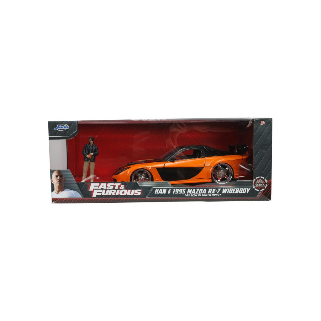 Машина Jada металева Форсаж 9 Mazda RX-7 із фігуркою Хана 1:24 (253205002) Машина Jada металева Форсаж 9 Mazda RX-7 із фігуркою Хана 1:24 (253205002)