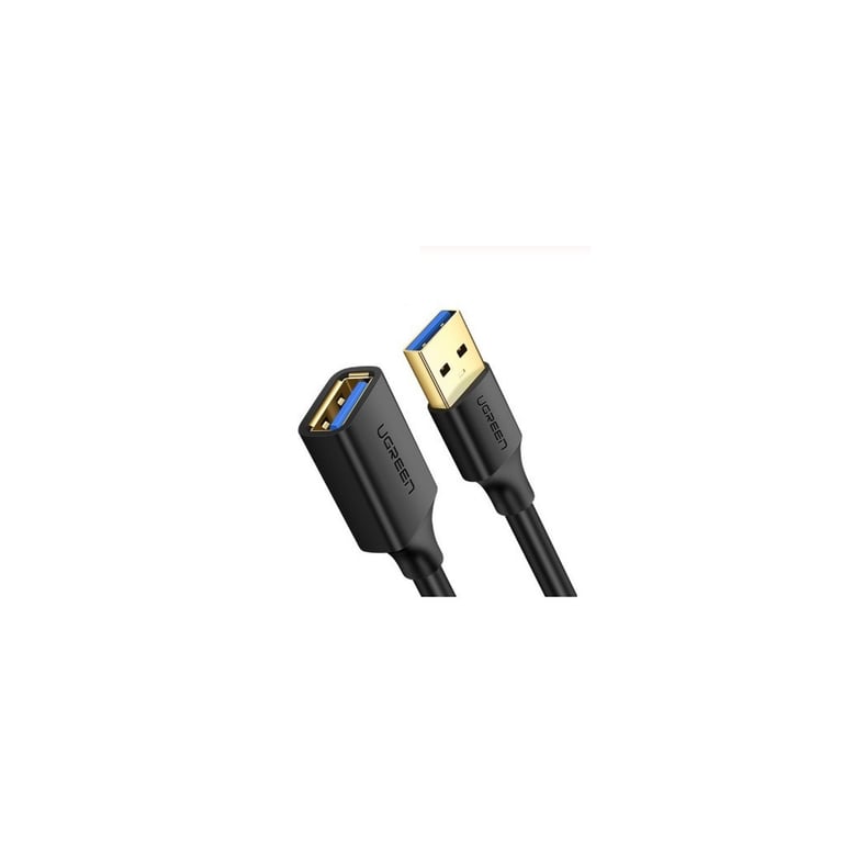Дата кабель USB 3.0 AM/AF 2.0m US129 Black Ugreen (10373) - фото 1
