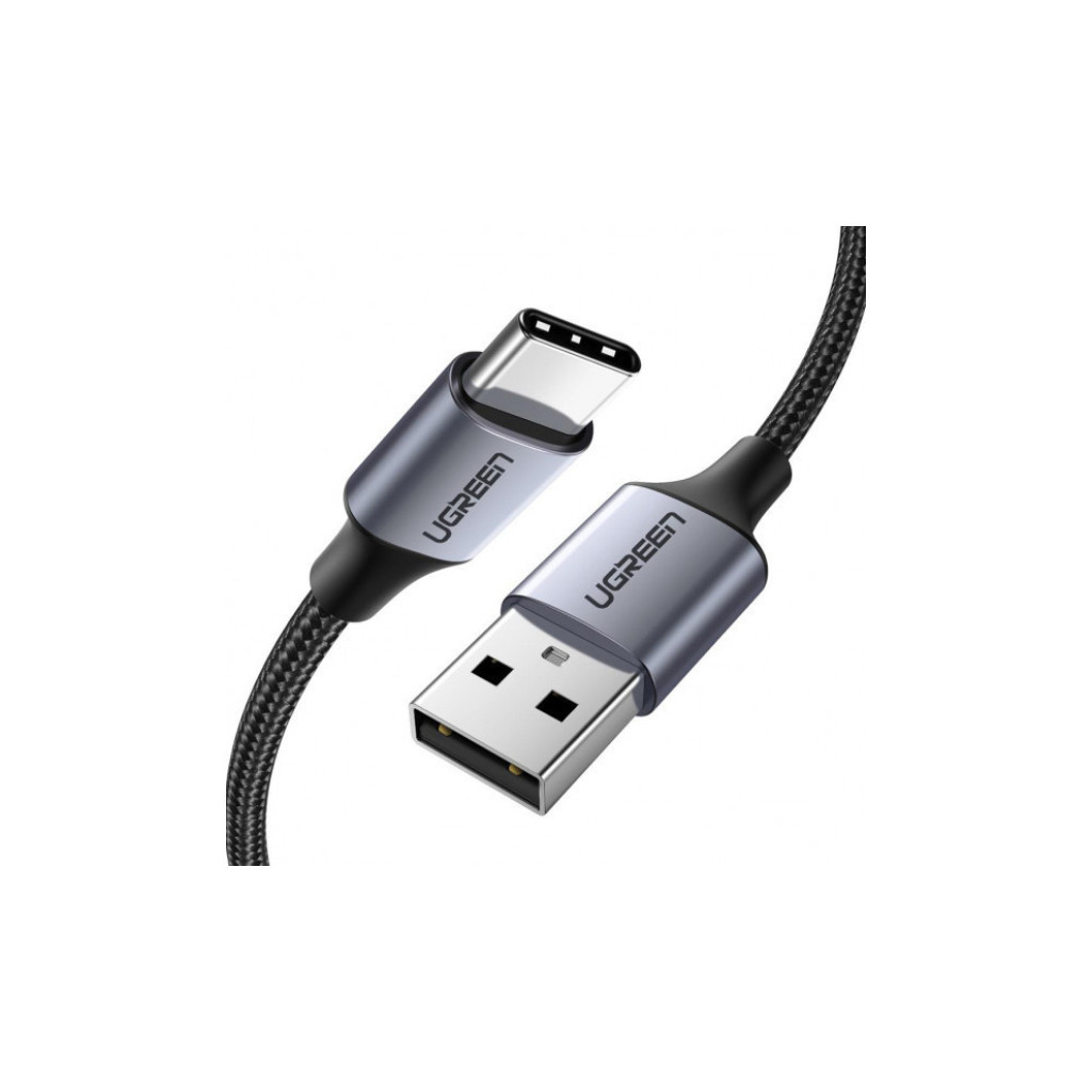 Дата кабель USB 2.0 AM to USB-C 3.0m 3.0A 18W US288 Space Gray Ugreen (60408) - фото 2 Дата кабель USB 2.0 AM to USB-C 3.0m 3.0A 18W US288 Space Gray Ugreen (60408) - фото 2