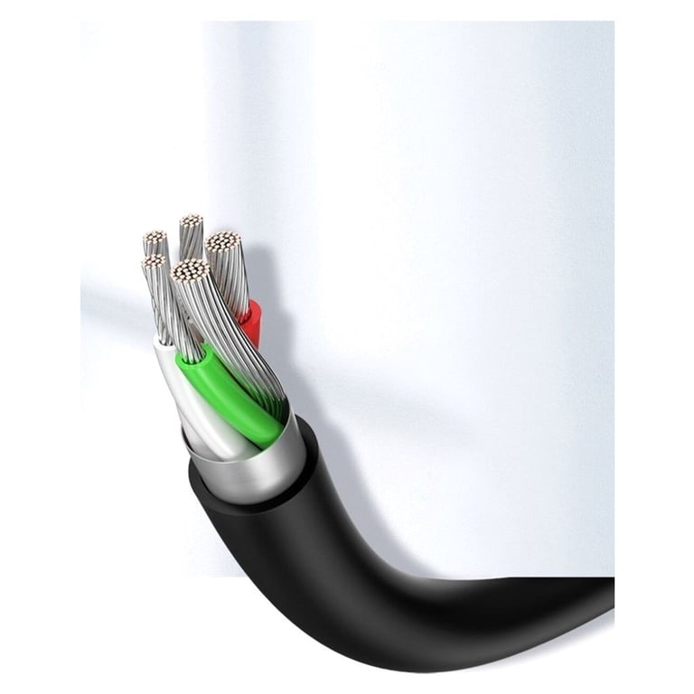 Дата кабель USB 2.0 AM to USB-C 3.0m 3.0A 18W US287 Black Ugreen (60826) - фото 8