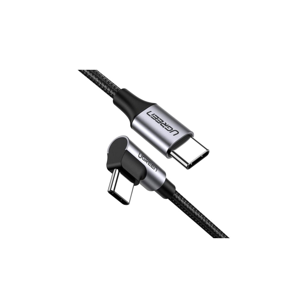 Дата кабель USB-C to USB-C 2.0m 60W US255 Black Gray Ugreen (50125) - фото 1 Дата кабель USB-C to USB-C 2.0m 60W US255 Black Gray Ugreen (50125) - фото 1