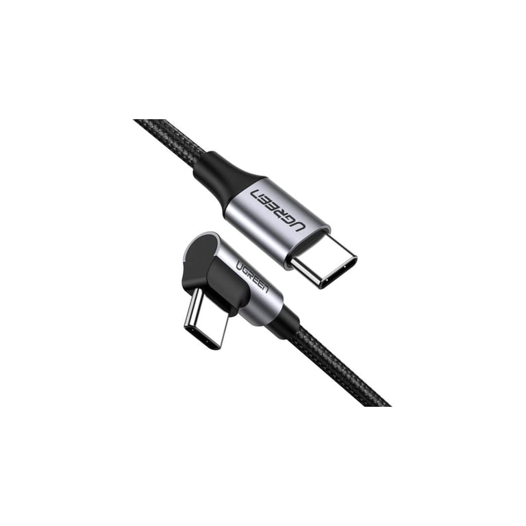 Дата кабель USB-C to USB-C 2.0m 60W US255 Black Gray Ugreen (50125) - фото 1