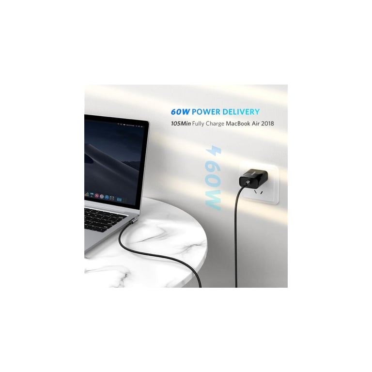 Дата кабель USB-C to USB-C 2.0m 60W US255 Black Gray Ugreen (50125) - фото 3