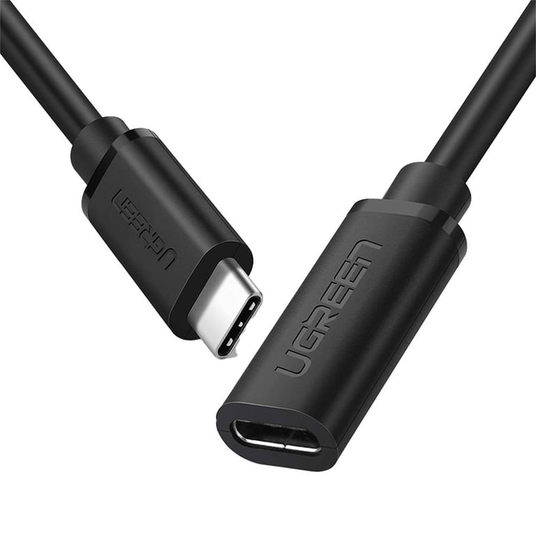 Дата кабель USB-C to USB-C 1.0m USB 3.1Gen2 100W US353 Black Ugreen (10387) - фото 1