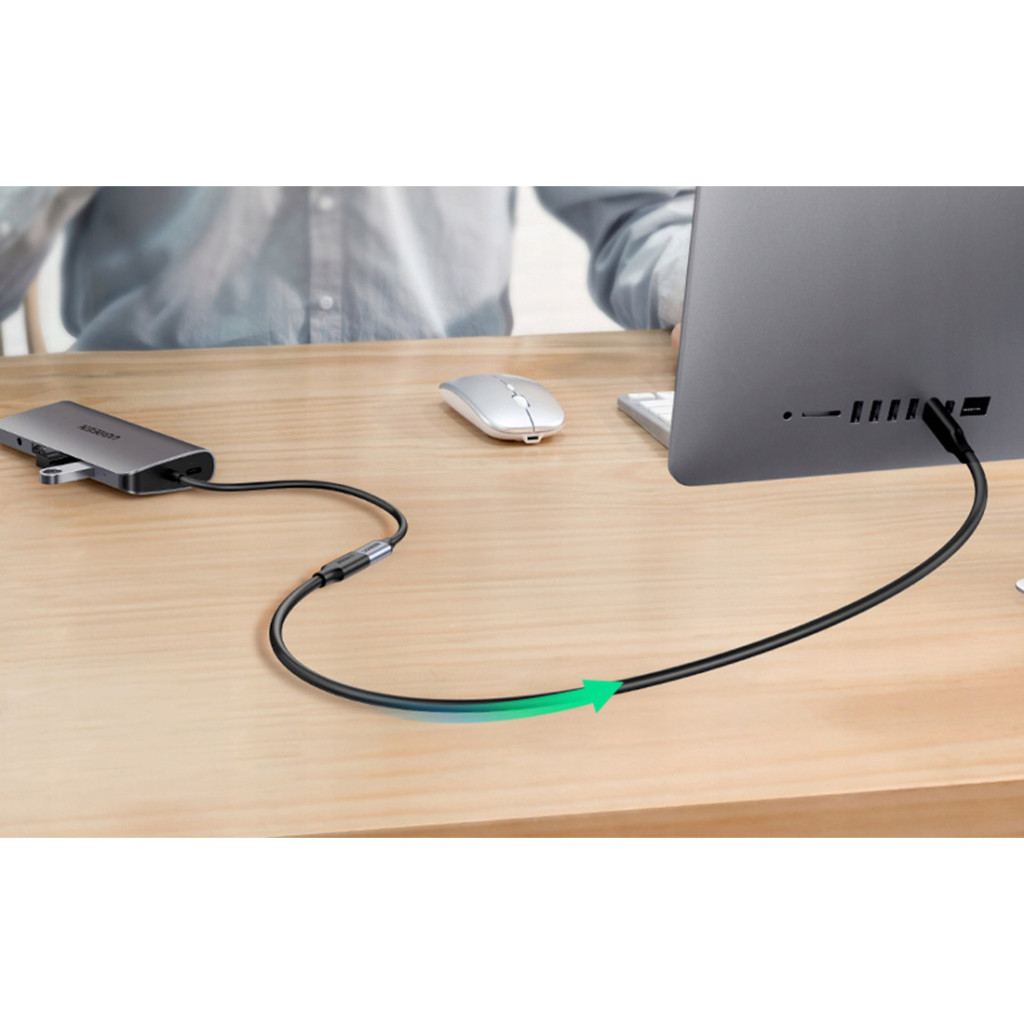 Дата кабель USB-C to USB-C 1.0m USB 3.1Gen2 100W US353 Black Ugreen (10387) - фото 10 Дата кабель USB-C to USB-C 1.0m USB 3.1Gen2 100W US353 Black Ugreen (10387) - фото 10