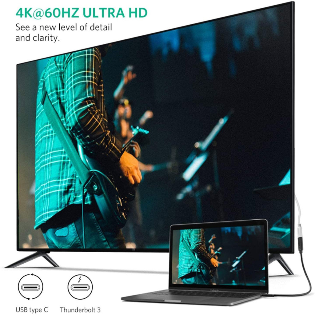 Дата кабель USB-C to USB-C 1.0m USB 3.1Gen2 100W US353 Black Ugreen (10387) - фото 5 Дата кабель USB-C to USB-C 1.0m USB 3.1Gen2 100W US353 Black Ugreen (10387) - фото 5