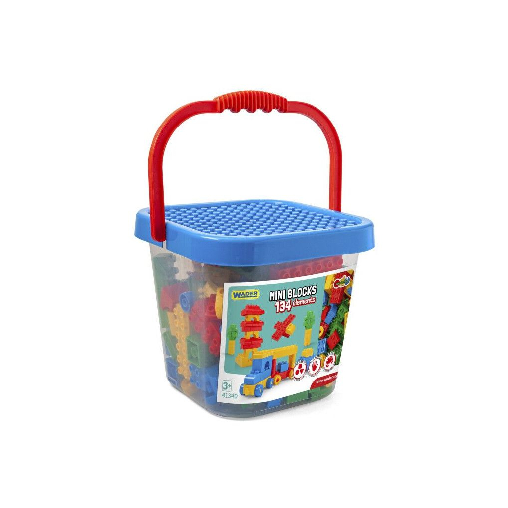 Конструктор Wader Відро з конструктором велике (41340) - фото 1