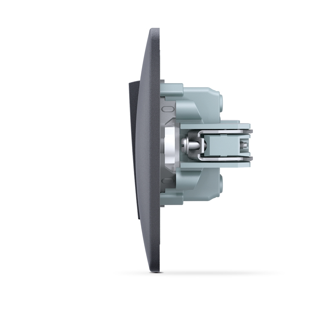 Вимикач Videx BINERA 1кл чорний графіт (VF-BNSW1-BG) - фото 3 Вимикач Videx BINERA 1кл чорний графіт (VF-BNSW1-BG) - фото 3