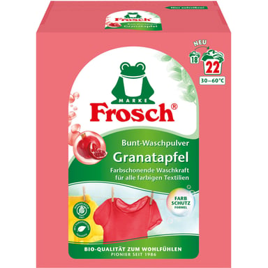 Пральний порошок Frosch Color Гранат 1.45 кг (4001499960284) - фото 1