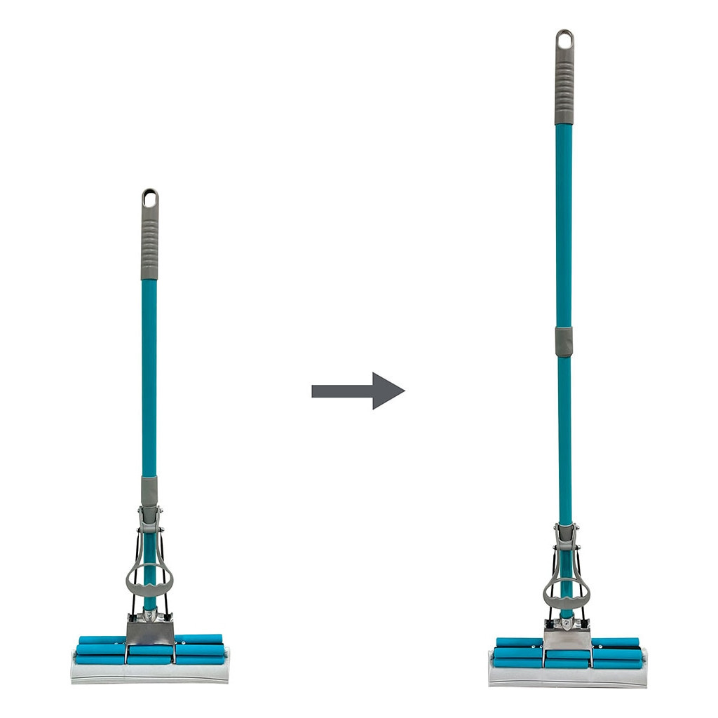 Швабра Werk WDS-04 роликова з подвійним віджимом 110 см (121955) - фото 2 Швабра Werk WDS-04 роликова з подвійним віджимом 110 см (121955) - фото 2