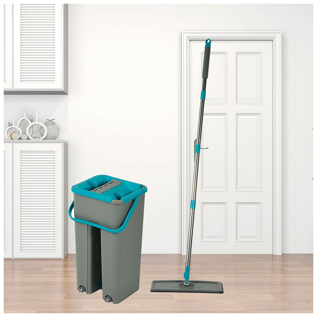 Комплект для прибирання Werk WDS-342 швабра і відро з віджимом (121945) - фото 3 Комплект для прибирання Werk WDS-342 швабра і відро з віджимом (121945) - фото 3