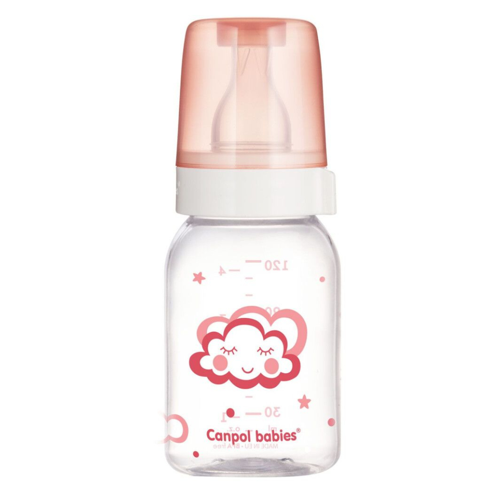 Пляшечка для годування Canpol babies 120 мл Червона (42/102) - фото 1 Пляшечка для годування Canpol babies 120 мл Червона (42/102) - фото 1