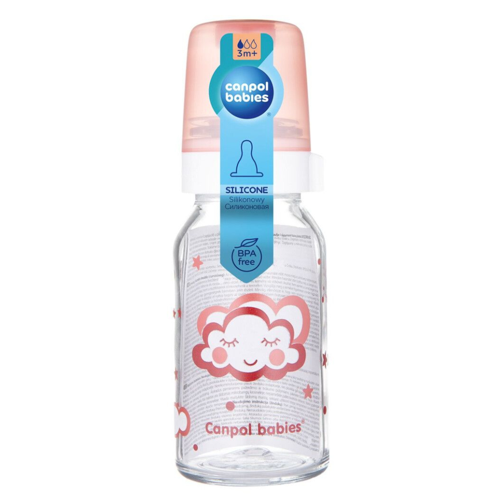 Пляшечка для годування Canpol babies 120 мл Червона (42/102) - фото 2 Пляшечка для годування Canpol babies 120 мл Червона (42/102) - фото 2