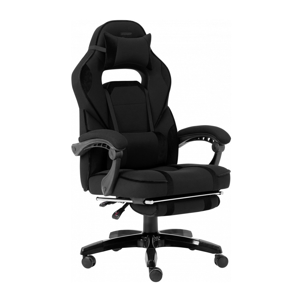Крісло ігрове GT Racer X-2749-1 Black (X-2749-1 Fabric Black Suede) - фото 1 Крісло ігрове GT Racer X-2749-1 Black (X-2749-1 Fabric Black Suede) - фото 1