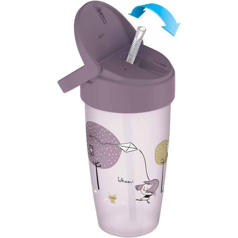 Поїльник-непроливайка Lovi Lovely Boy із силіконовою трубочкою 350 мл (35/355girl) - фото 2