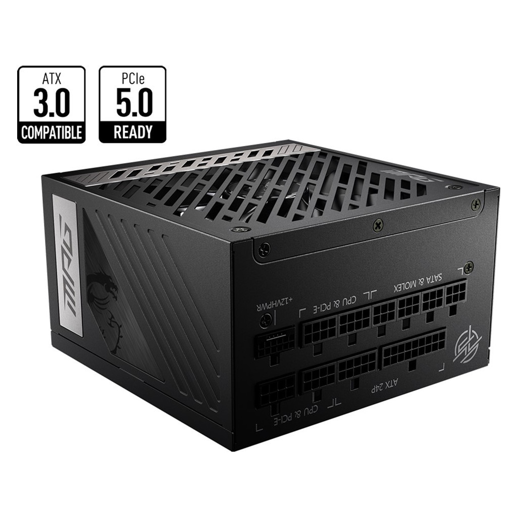 Блок живлення MSI 1000W (MPG A1000G PCIE5) - фото 1 Блок живлення MSI 1000W (MPG A1000G PCIE5) - фото 1