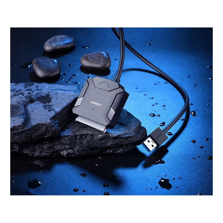 Перехідник USB 3.0 Type-А to SATA III (F) CR108 Ugreen (20611) - фото 8