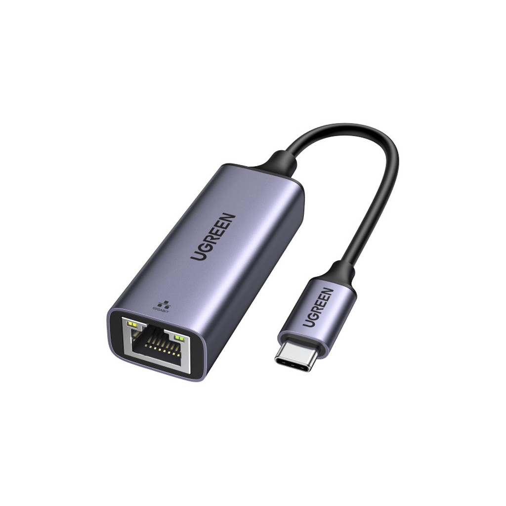 Перехідник USB-C to RJ45 Ethernet 1000Mbps CM199 UGREEN (50737) Перехідник USB-C to RJ45 Ethernet 1000Mbps CM199 UGREEN (50737)