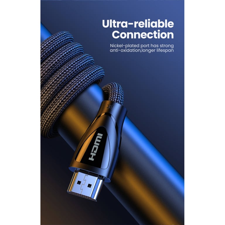 Кабель мультимедійний HDMI M to HDMI M 1.0m V2.1 Ugreen (80401) - фото 3