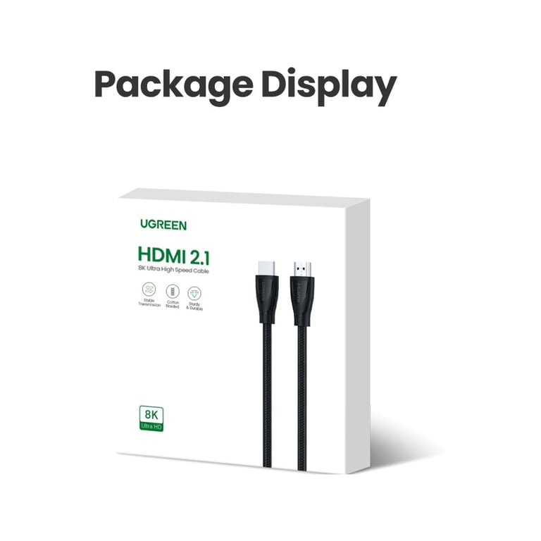 Кабель мультимедійний HDMI M to HDMI M 3.0m V2.1 Ugreen (80404) - фото 5