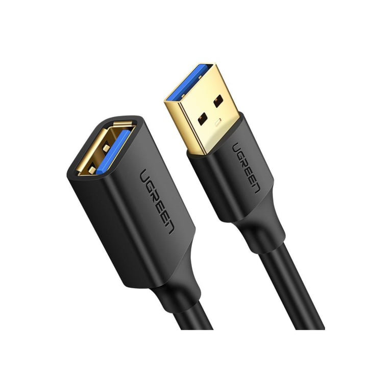 Дата кабель USB 3.0 AM/AF 3.0m US129 Black Ugreen (30127) - фото 1