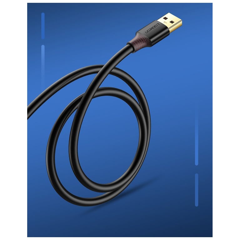 Дата кабель USB 3.0 AM/AF 3.0m US129 Black Ugreen (30127) - фото 4