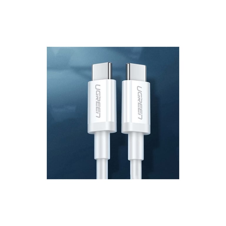 Дата кабель USB-C to USB-C 2.0m 18W US264 White Ugreen (60520) - фото 3
