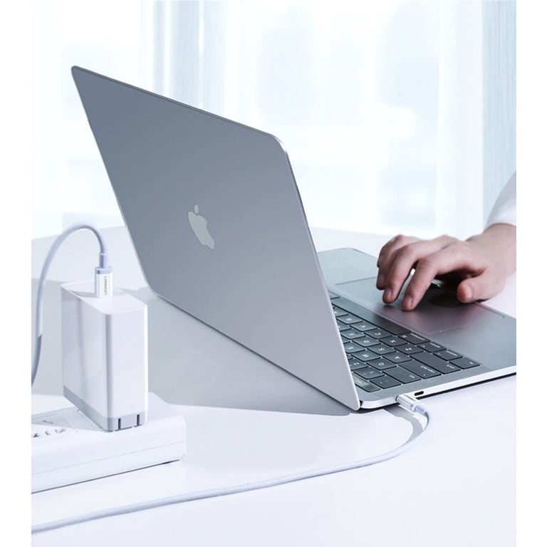 Дата кабель USB-C to USB-C 2.0m 18W US264 White Ugreen (60520) - фото 4