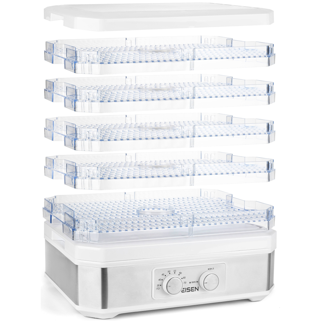 Сушка для овочів та фруктів Eisen EFD-055W - фото 5 Сушка для овочів та фруктів Eisen EFD-055W - фото 5