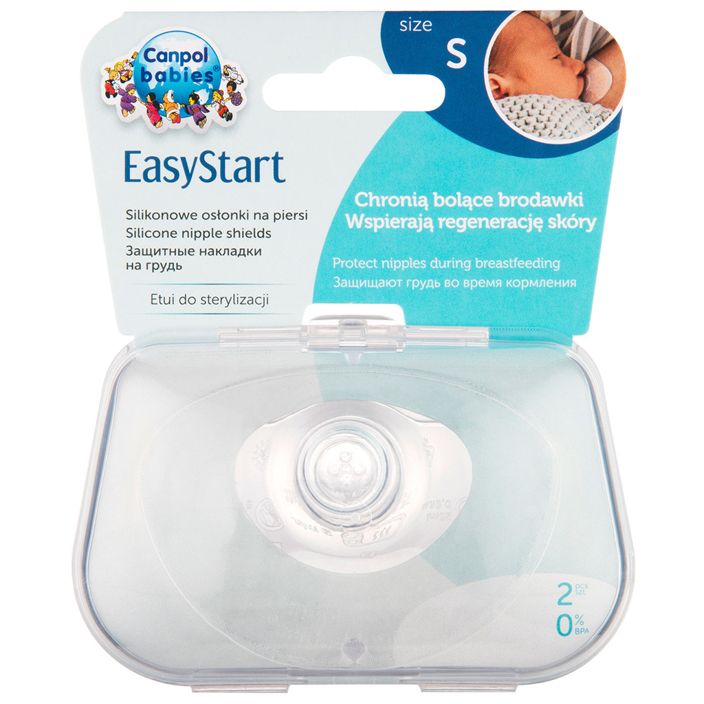 Захисна накладка на сосок Canpol babies EasyStart S 2 шт (18/602) - фото 3 Захисна накладка на сосок Canpol babies EasyStart S 2 шт (18/602) - фото 3