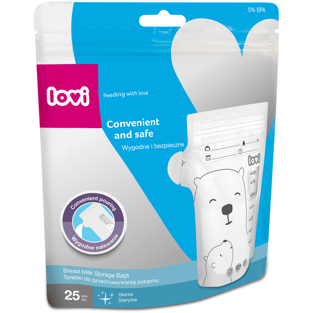 Пакет для зберігання грудного молока Lovi Buddy bear 25 шт (12/208) - фото 7 Пакет для зберігання грудного молока Lovi Buddy bear 25 шт (12/208) - фото 7
