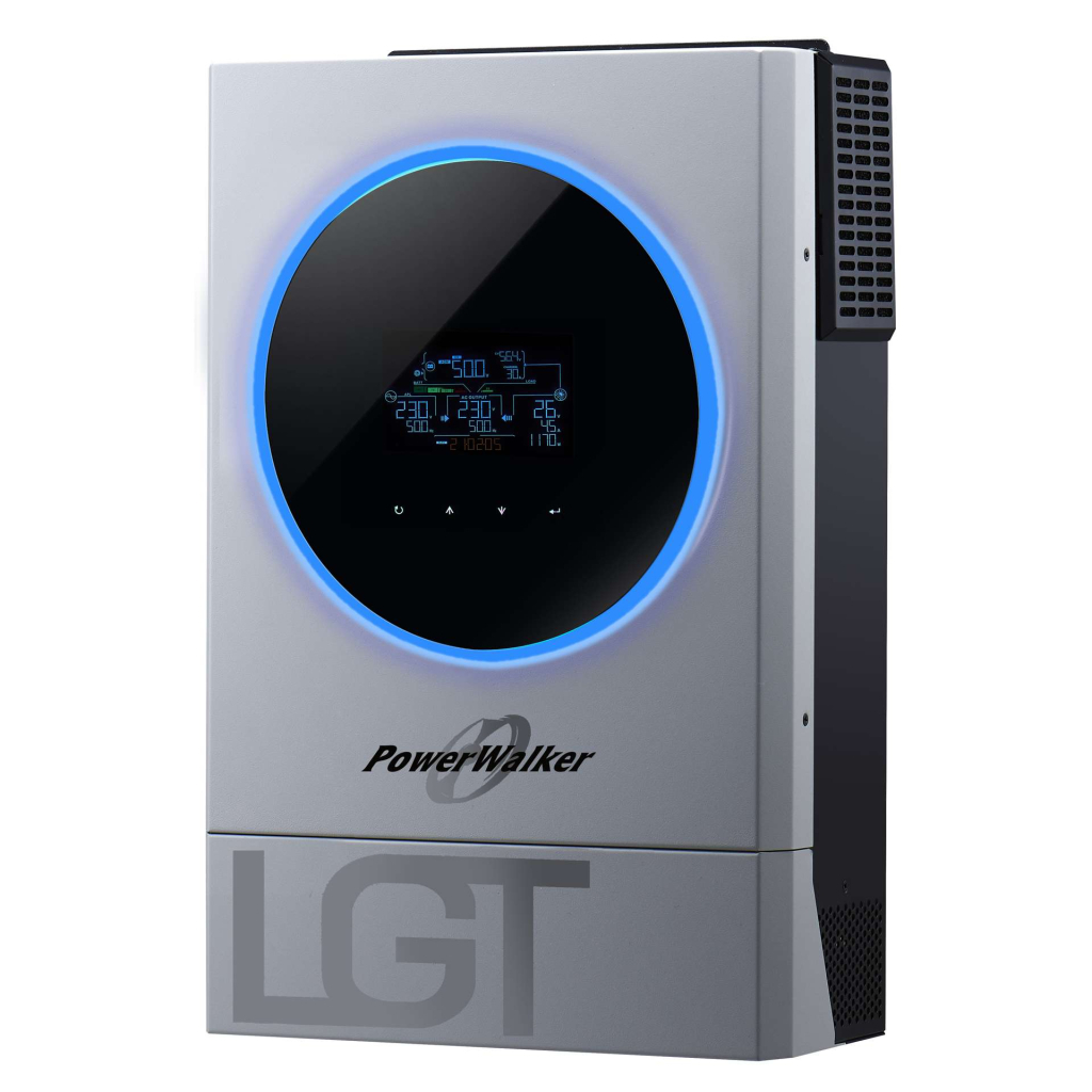 Сонячний інвертор PowerWalker 5600 LGT OFG (10120228) - фото 1 Сонячний інвертор PowerWalker 5600 LGT OFG (10120228) - фото 1