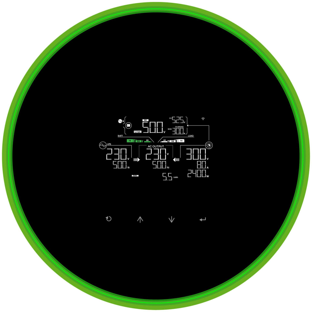 Сонячний інвертор PowerWalker 5600 SKY OGN (10120230) - фото 3 Сонячний інвертор PowerWalker 5600 SKY OGN (10120230) - фото 3