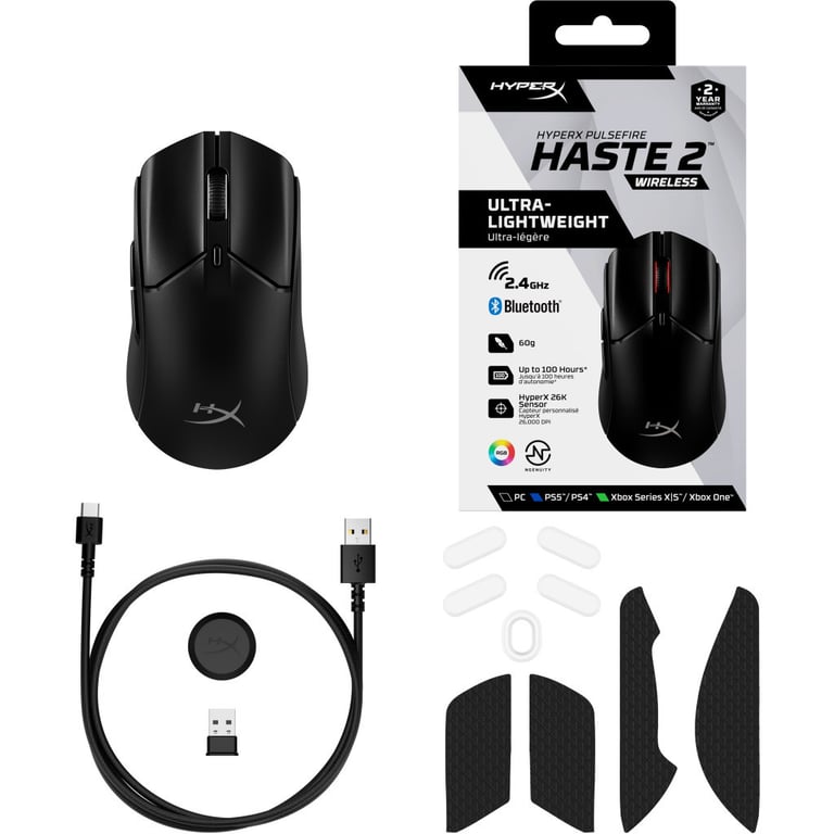 Мишка HyperX Pulsefire Haste 2 Wireless Black (6N0B0AA) - фото 10
