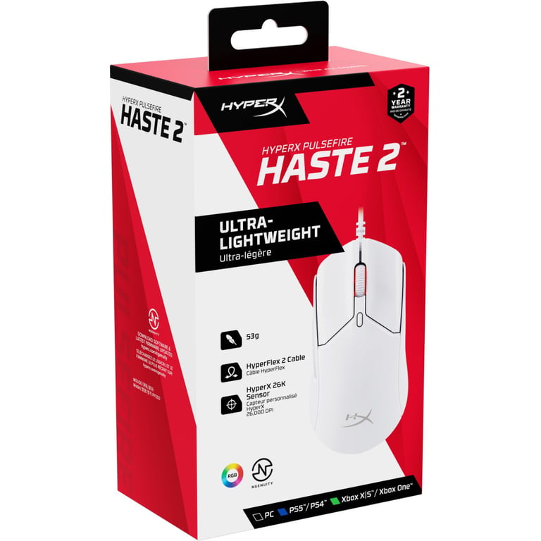 Мишка HyperX Pulsefire Haste 2 USB White (6N0A8AA) - фото 10