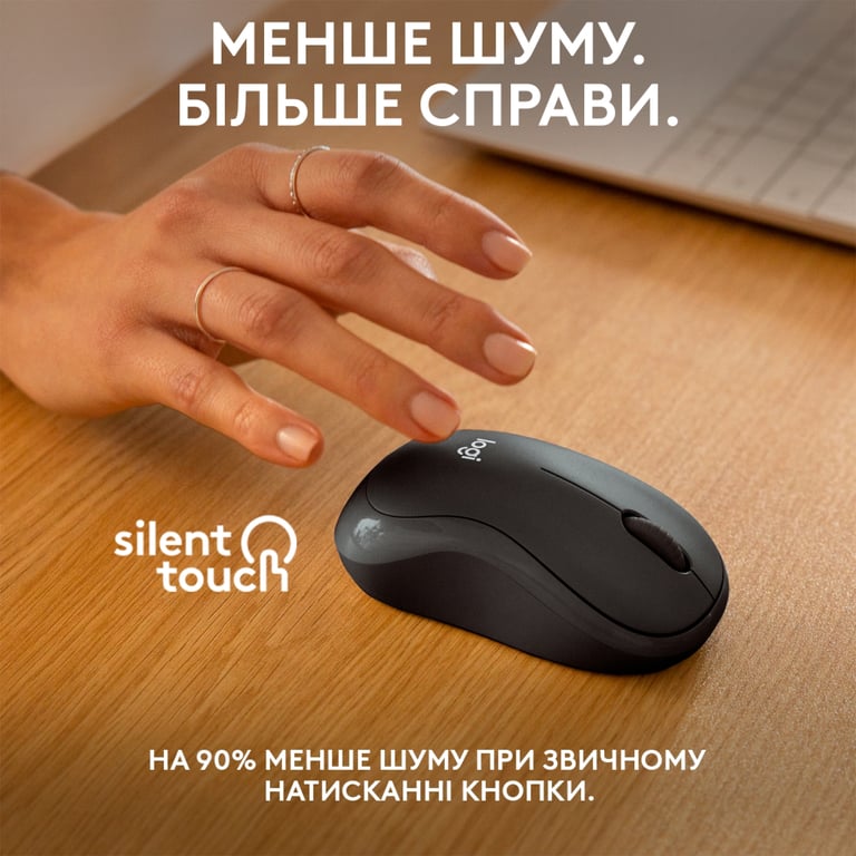 Мишка Logitech M240 Silent Bluetooth Graphite (910-007119) - фото 4