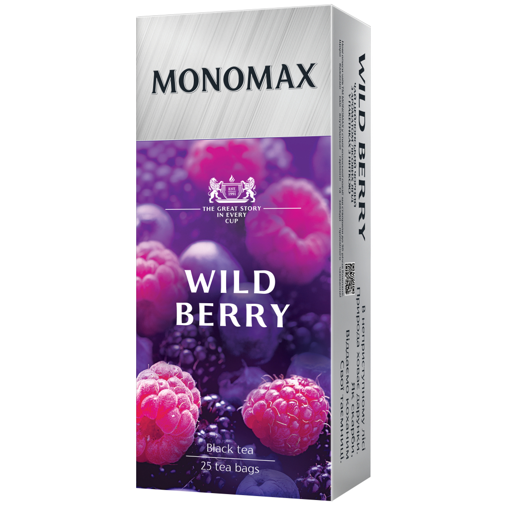 Чай Мономах Wild Berry 25х1.5 г (mn.18366) - фото 1
