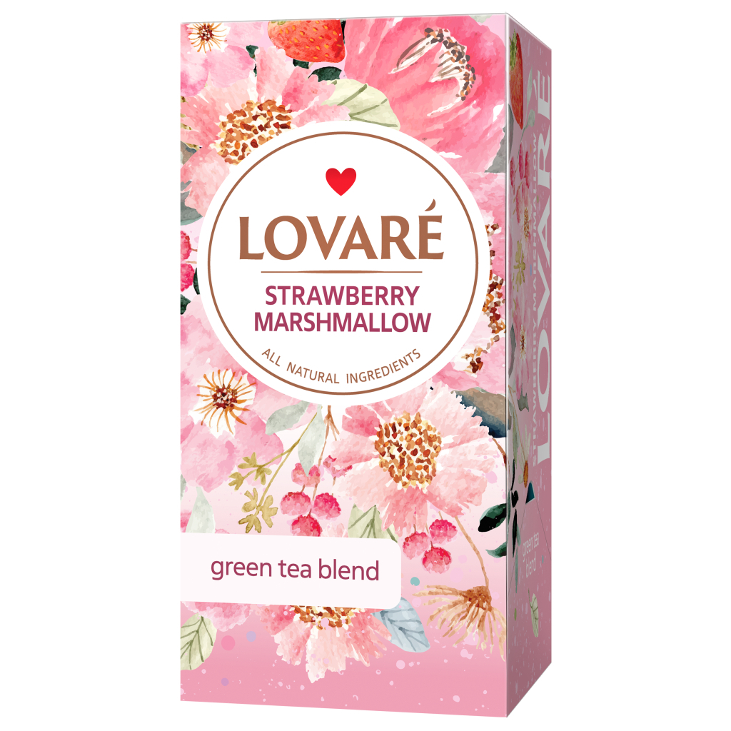 Чай Lovare Strawberry marshmallow 24х1.5 г (lv.79853) Чай Lovare Strawberry marshmallow 24х1.5 г (lv.79853)