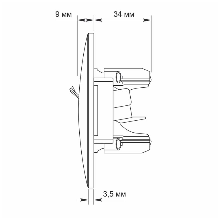 Комп'ютерна розетка Videx BINERA CAT6+CAT6 (VF-BNSK2PC6-W) - фото 5