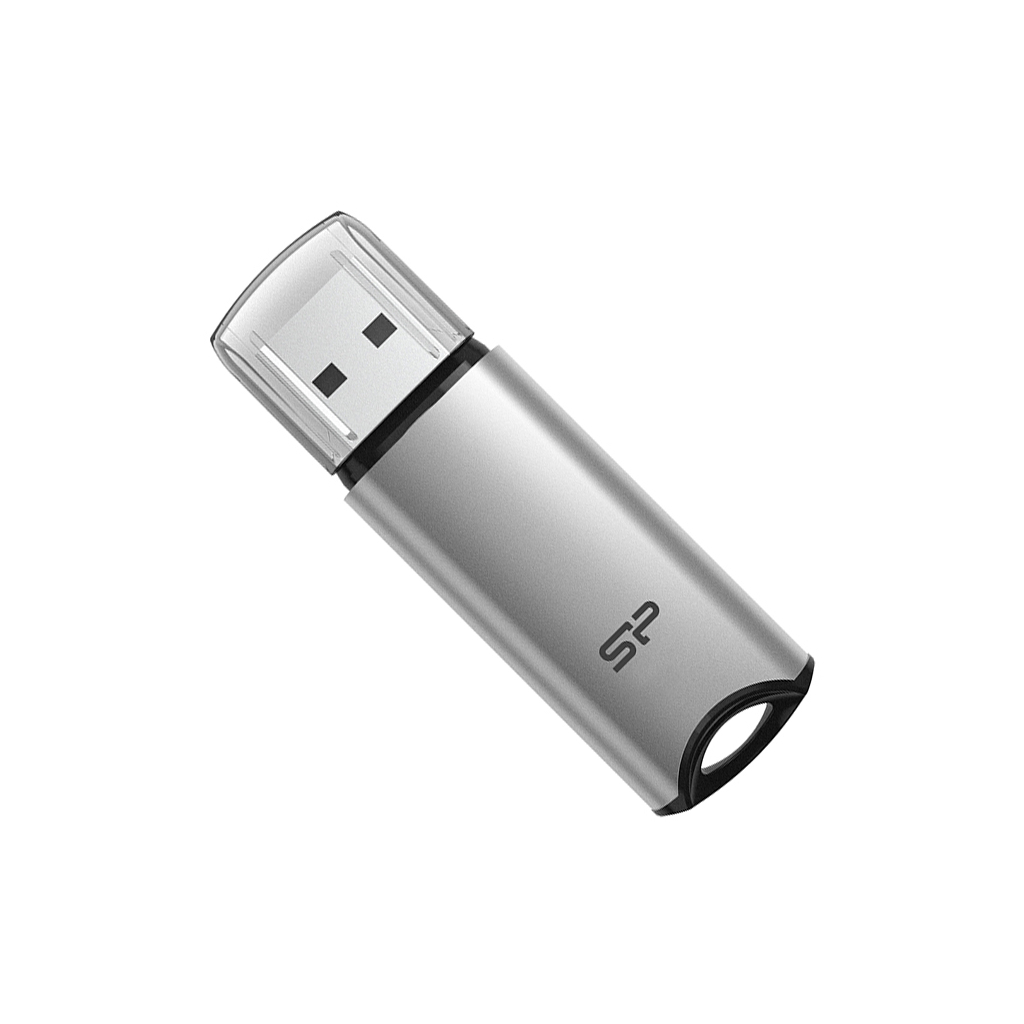 USB флеш накопичувач Silicon Power 64 GB Silicon M02 Aluminum Silver USB 3.2 (SP064GBUF3M02V1S) - фото 1 USB флеш накопичувач Silicon Power 64 GB Silicon M02 Aluminum Silver USB 3.2 (SP064GBUF3M02V1S) - фото 1