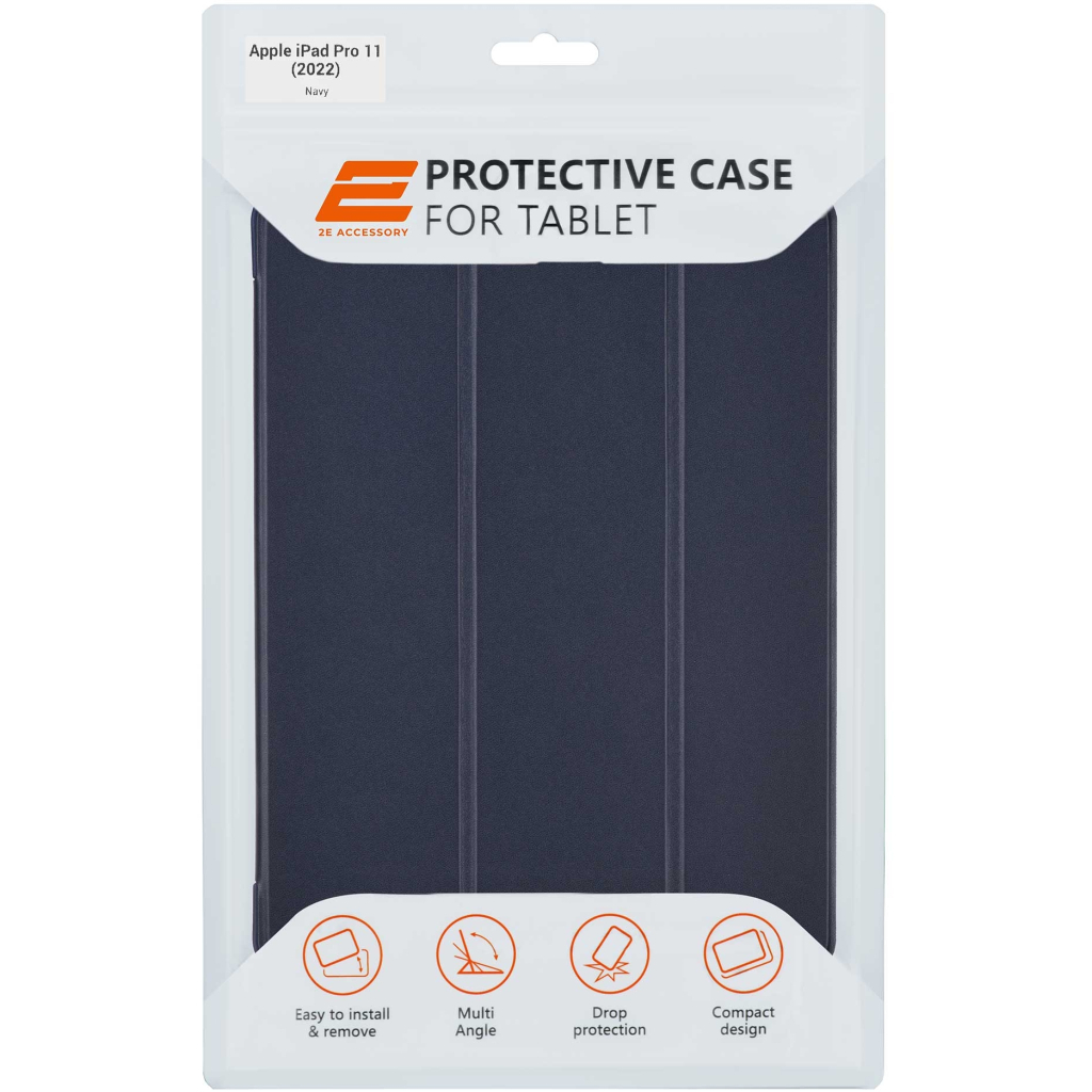 Чохол до планшета 2E Apple iPad Pro 11(2022), Flex, Navy (2E-IPAD-PRO11-IKFX-NV) - фото 5 Чохол до планшета 2E Apple iPad Pro 11(2022), Flex, Navy (2E-IPAD-PRO11-IKFX-NV) - фото 5