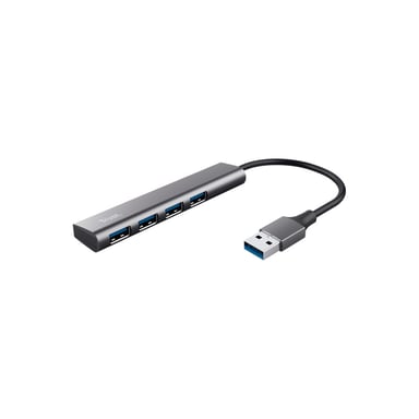 Концентратор Halyx 4-Port USB-A 3.2 Grey Trust (24947_TRUST) - фото 1