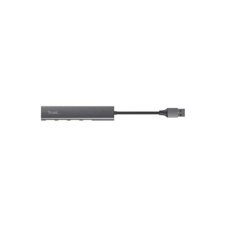 Концентратор Halyx 4-Port USB-A 3.2 Grey Trust (24947_TRUST) - фото 3