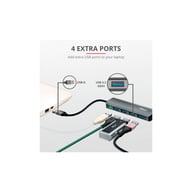 Концентратор Halyx 4-Port USB-A 3.2 Grey Trust (24947_TRUST) - фото 10