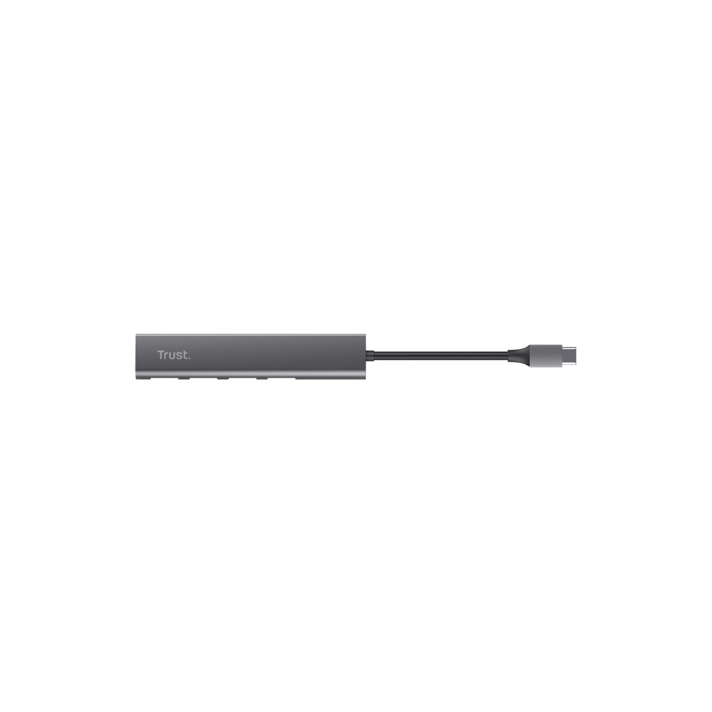 Концентратор Halyx Type-C to 4-Port USB-A 3.2 Grey Trust (24948_TRUST) - фото 3 Концентратор Halyx Type-C to 4-Port USB-A 3.2 Grey Trust (24948_TRUST) - фото 3