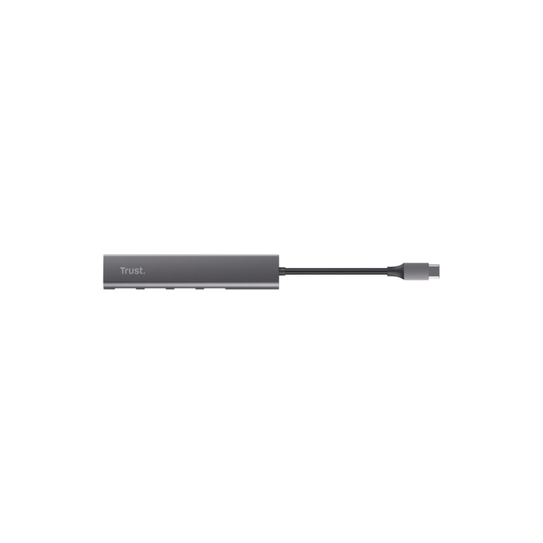 Концентратор Halyx Type-C to 4-Port USB-A 3.2 Grey Trust (24948_TRUST) - фото 3